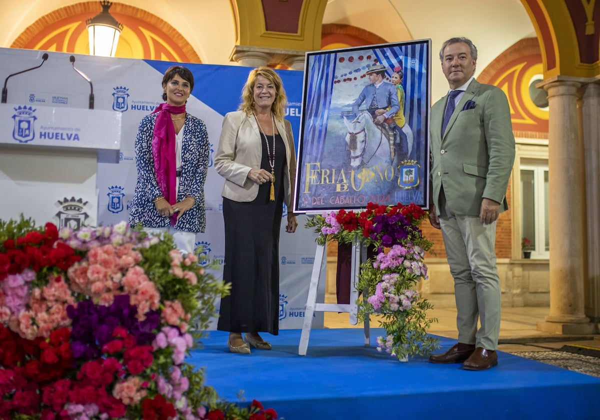 Nuria Barrera es la autora del cartel de esta edición dela Feria de Otoño y del Caballo de Huelva 2024