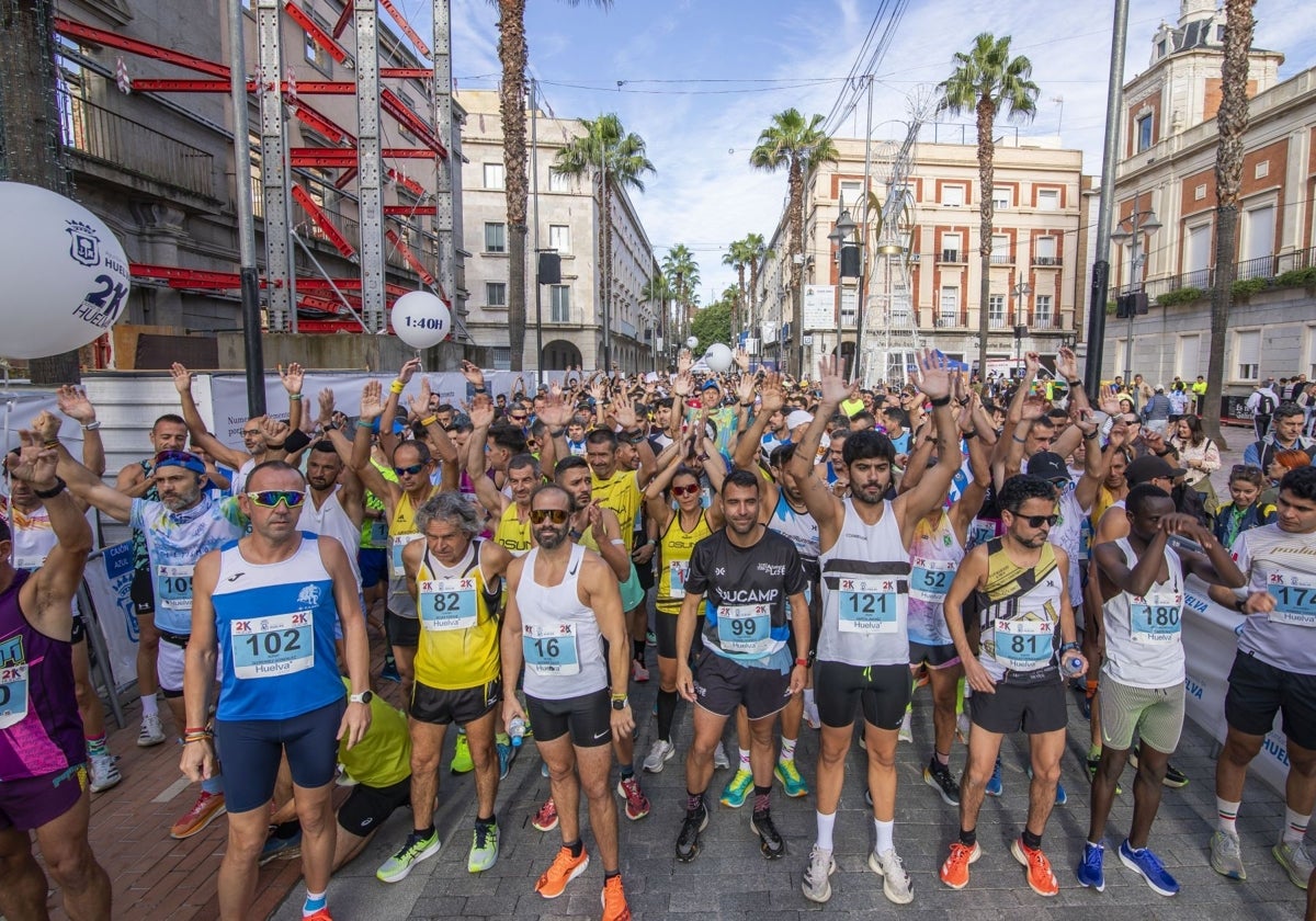 Huelva ha celebrado este domingo su media maratón