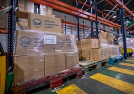 El Banco de Alimentos de Huelva recibe más productos pero menos dinero en la gran recogida