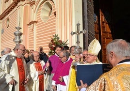 El obispo de Huelva oficia el inicio de un año jubilar que celebra «las bodas de Dios con la humanidad»