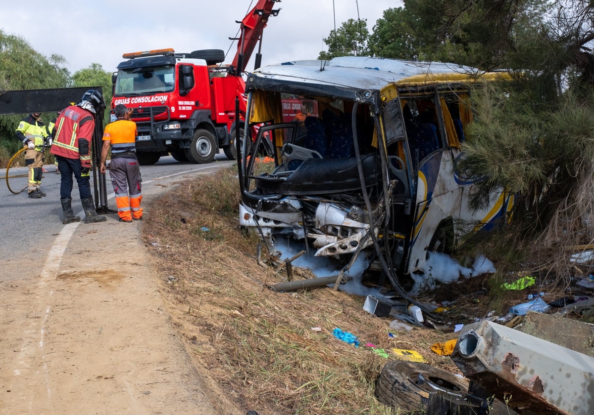 Imagen de archivo de un accidente en Almonte