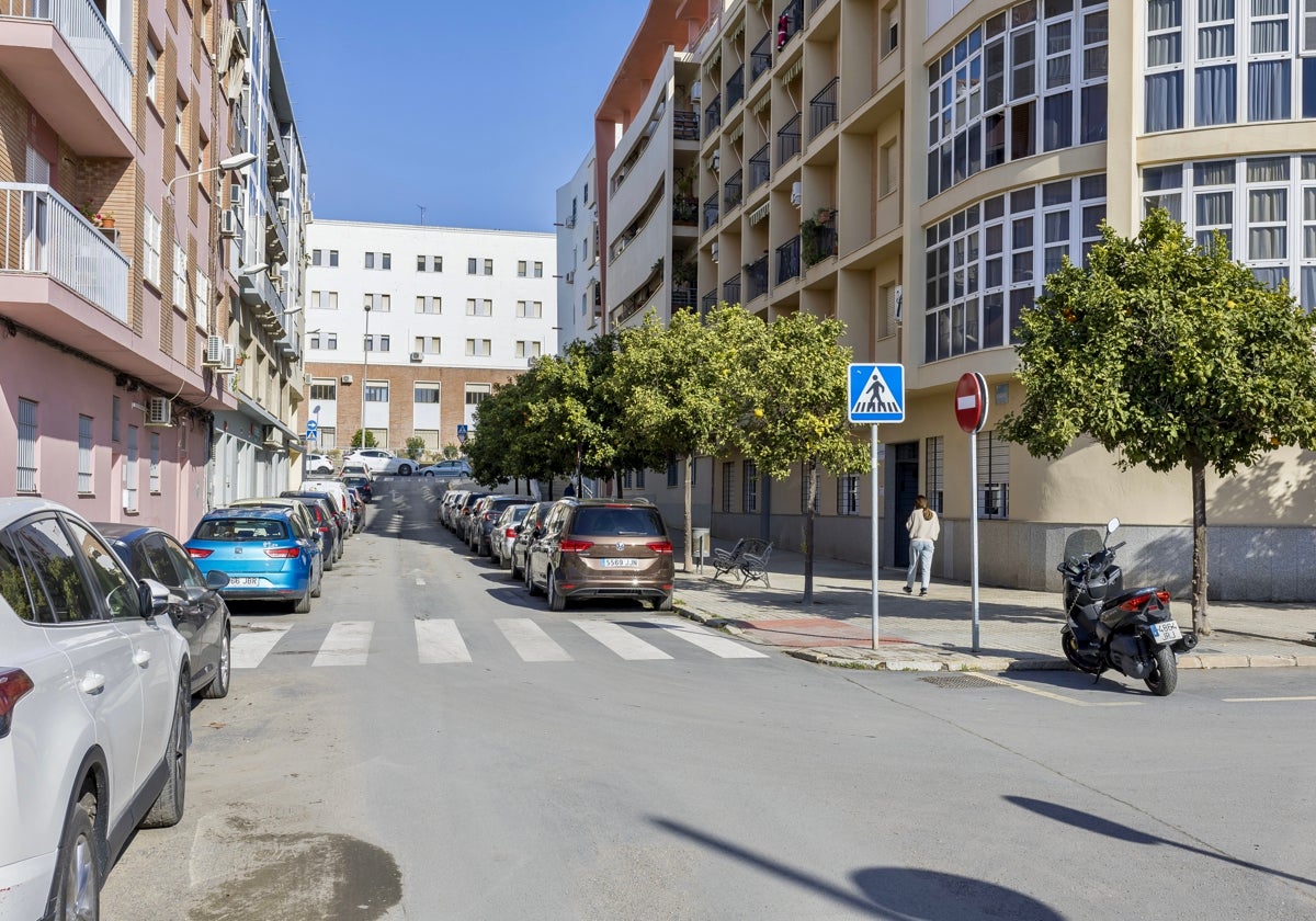 Zona donde se va a producir el cambio de sentido de varias calles