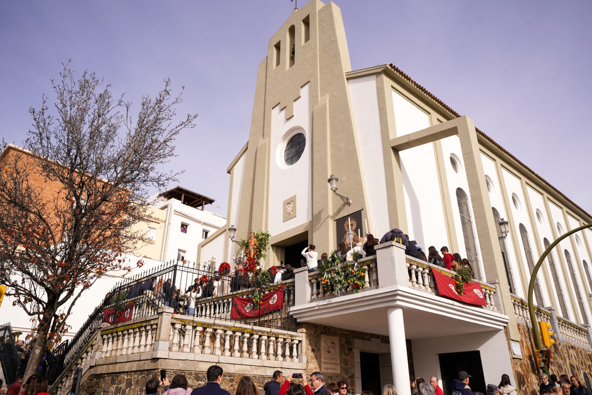 La procesión de San Sebastián por Huelva, en imágenes