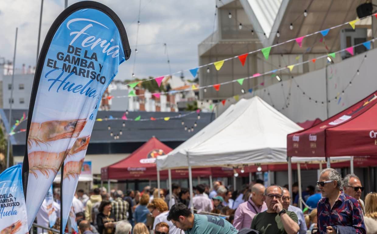 La Feria de la Gamba y el Marisco de Huelva, en imágenes