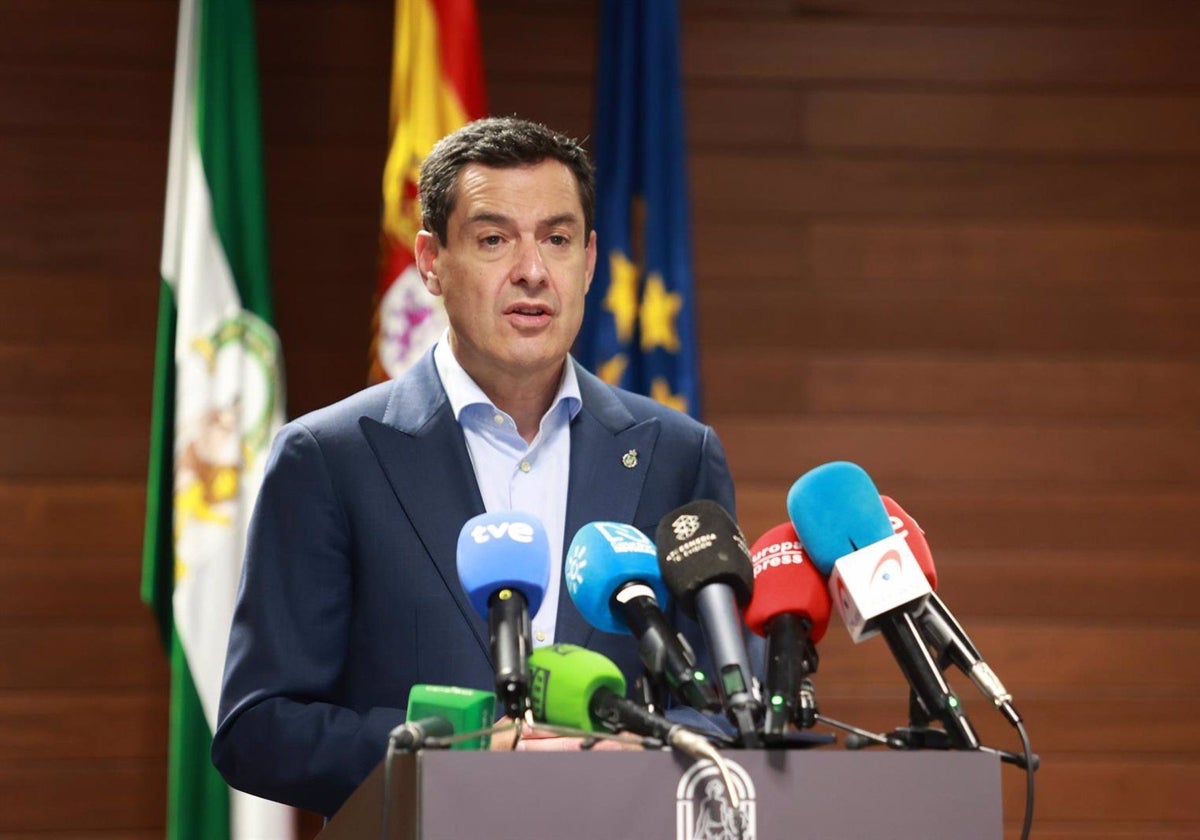 Juanma Moreno, presidente de la Junta de Andalucía