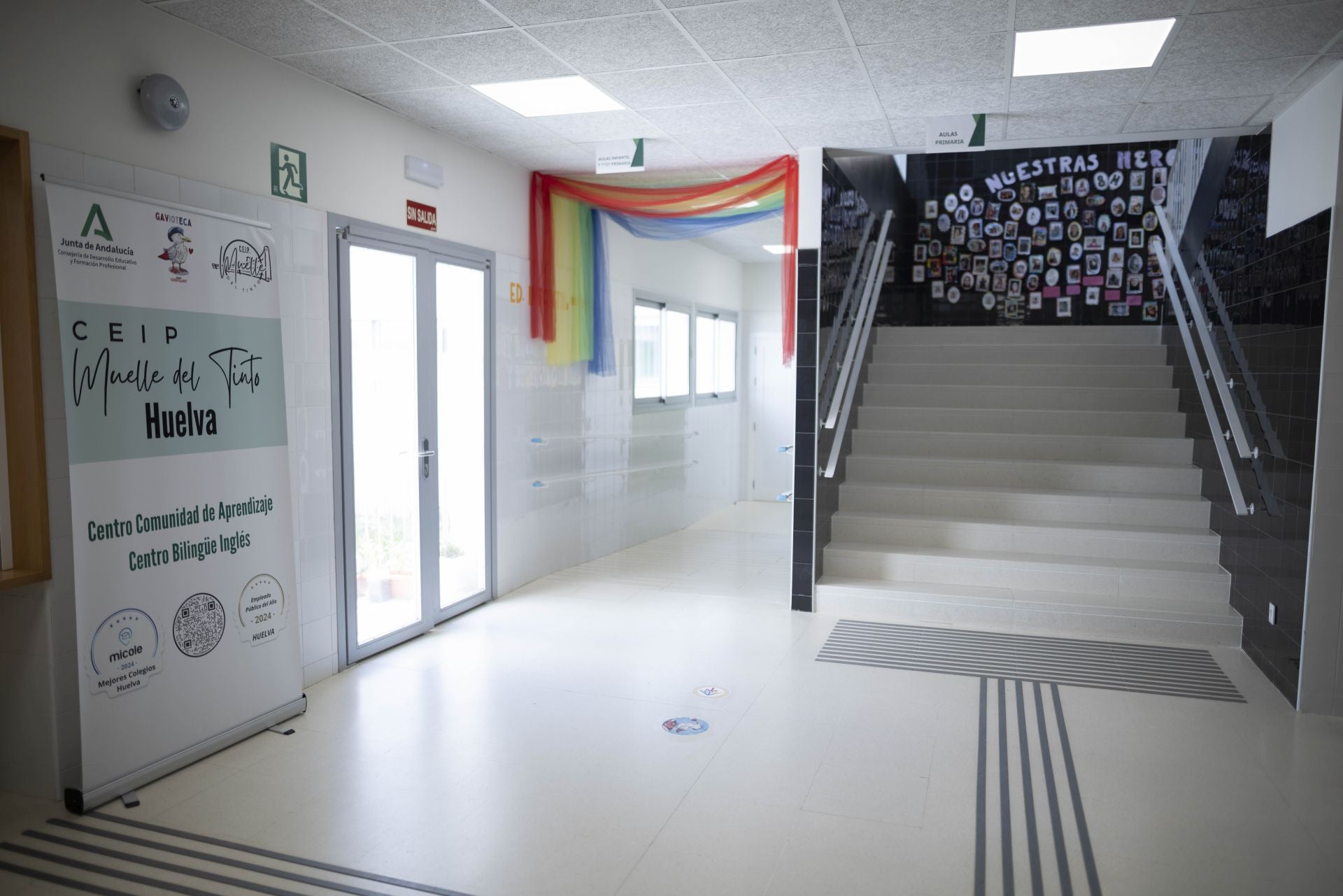 Inauguración 'oficial' del colegio 'Muelle del Tinto', en Pescadería