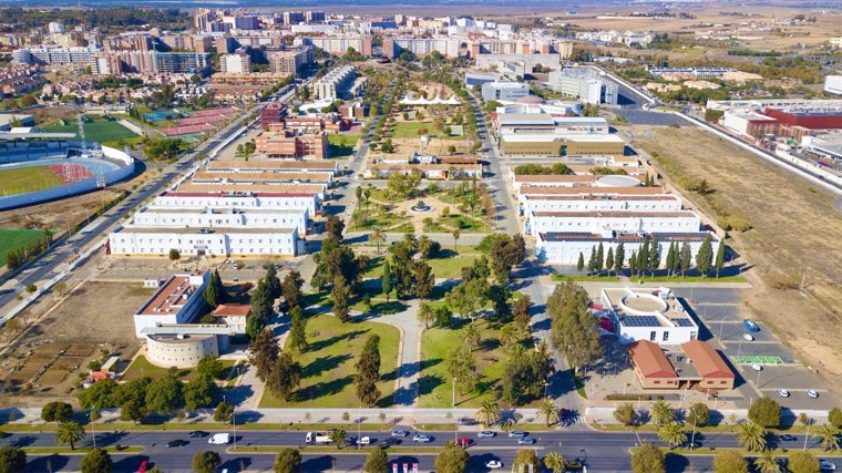 El campus del Carmen de la Universidad de Huelva, sede de la Ebau