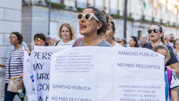 La manifestación ha discurrido hasta la plaza de las Monjas