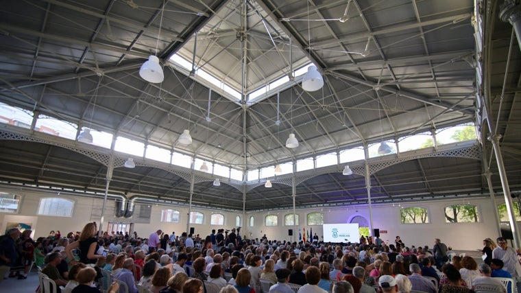 El interior del espacio, rehabilitado y completo en su inauguración