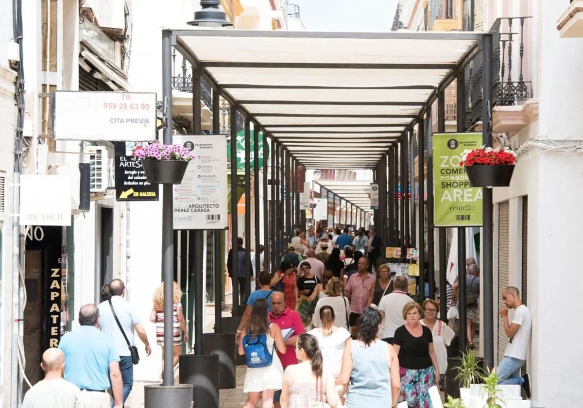 Calle peatonal de Huelva