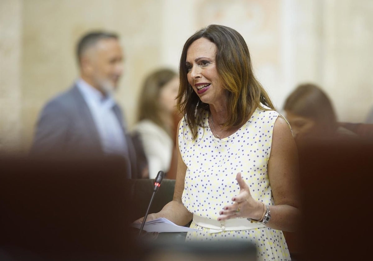 Rocío Díaz, consejera de Fomento de la Junta de Andalucía