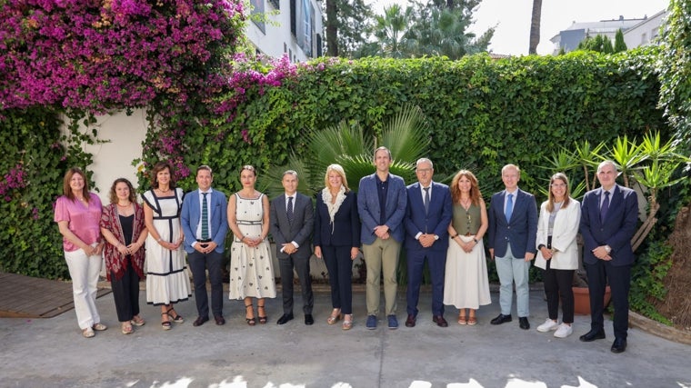 El equipo de Gobierno del PP en el Ayuntamiento de Huelva