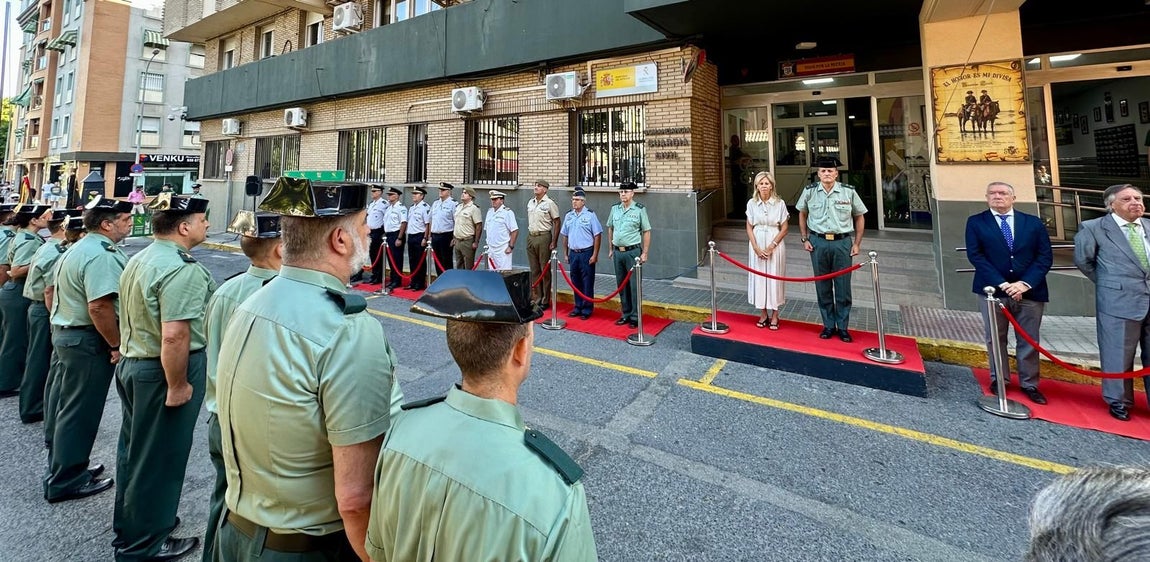 El homenaje de la Guardia Civil de Huelva a los agentes víctimas de terrorismo, en imágenes