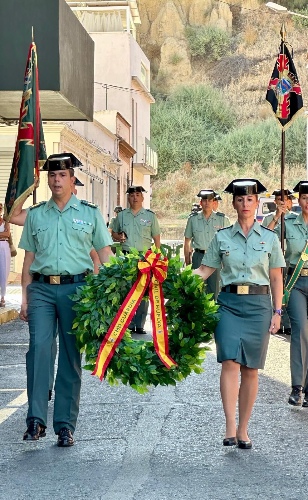 El homenaje de la Guardia Civil de Huelva a los agentes víctimas de terrorismo, en imágenes