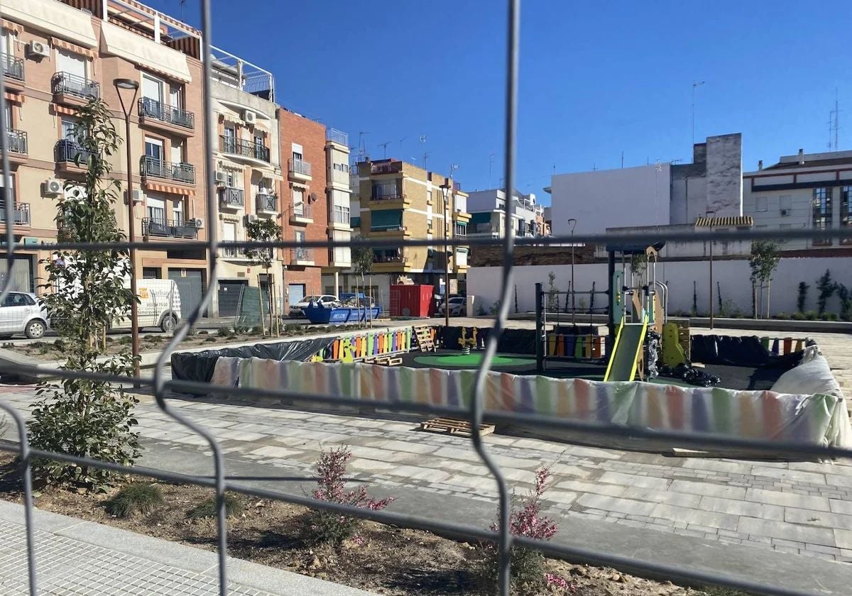 El parque infantil de Viaplana, de los últimos inaugurados en Huelva