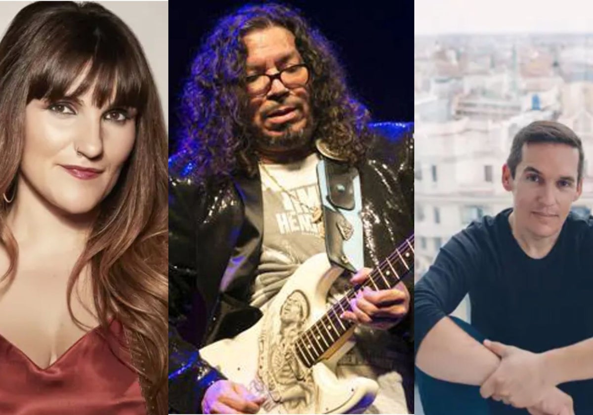 Rozalén, Raimundo Amador y Jorge Ruiz, de Maldita Nerea