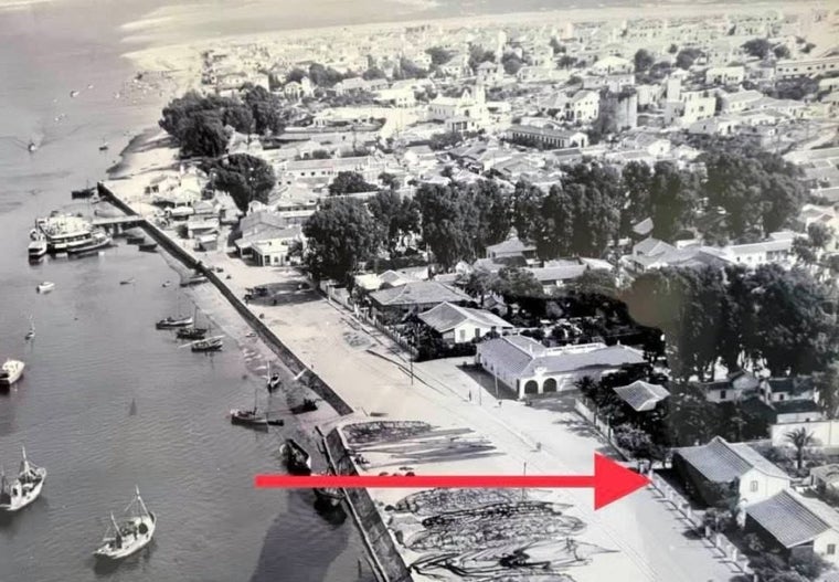 Situación de la casa familiar de Dolo Vidosa en Punta Umbría