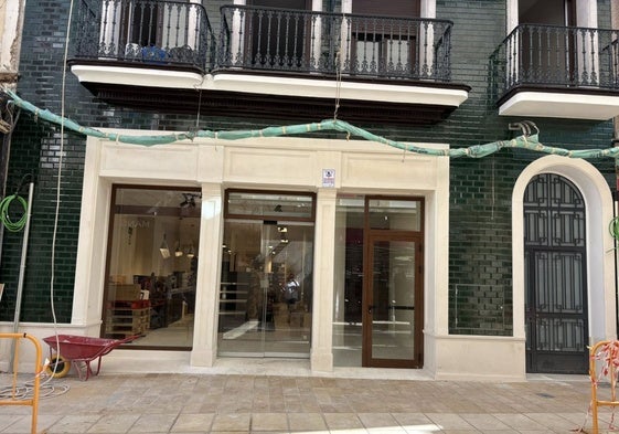 La fachada del edificio recuperado, en el número 12 de la calle Concepción