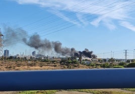 Incendio en Huelva: Arde una parcela de Francisco Montenegro