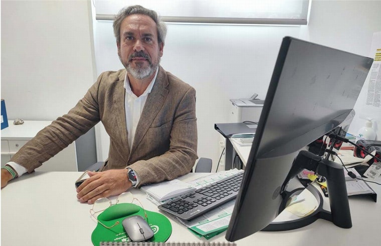 El responsable de AGJA en CSIF Huelva, Emilio Gallango