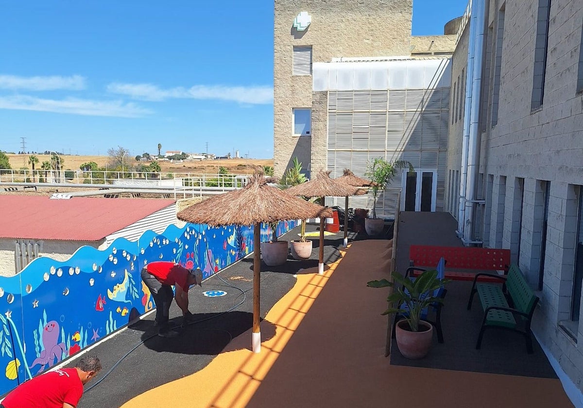 Trabajos en el Patio del Amor