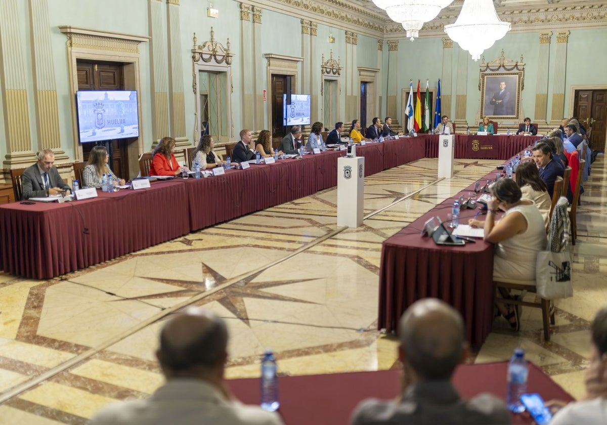 Imagen del pleno municipal de este viernes