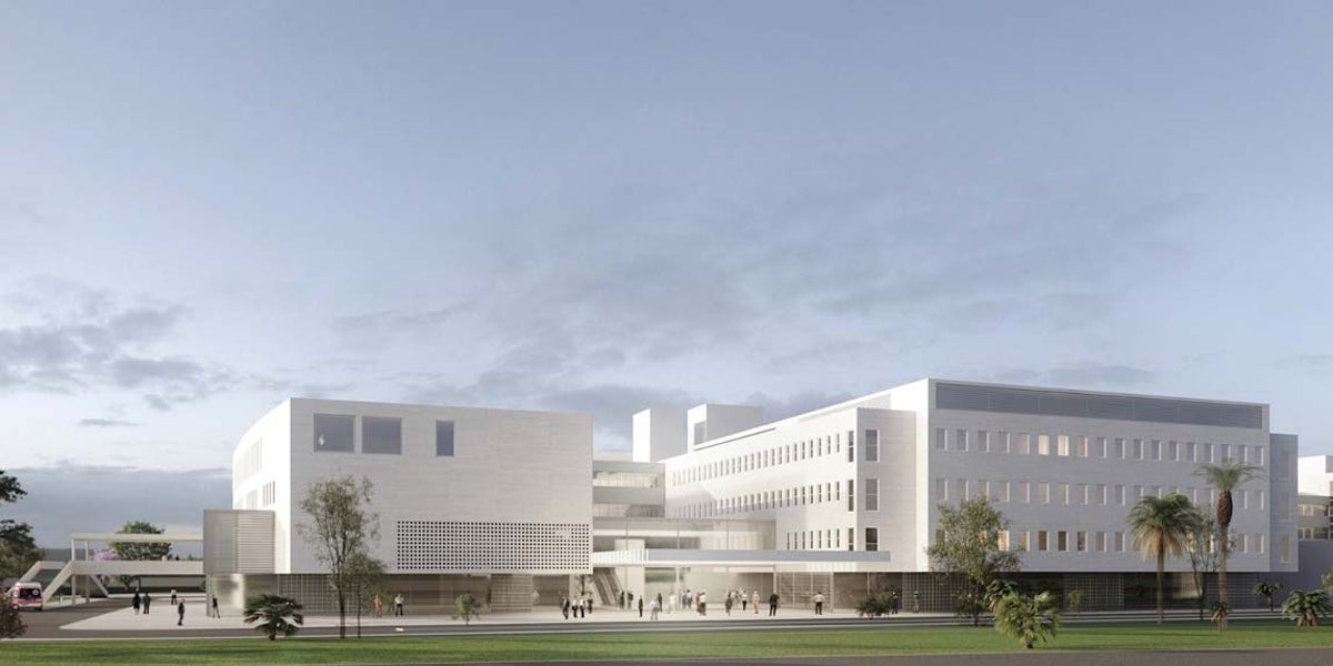 Recreación del futuro hospital