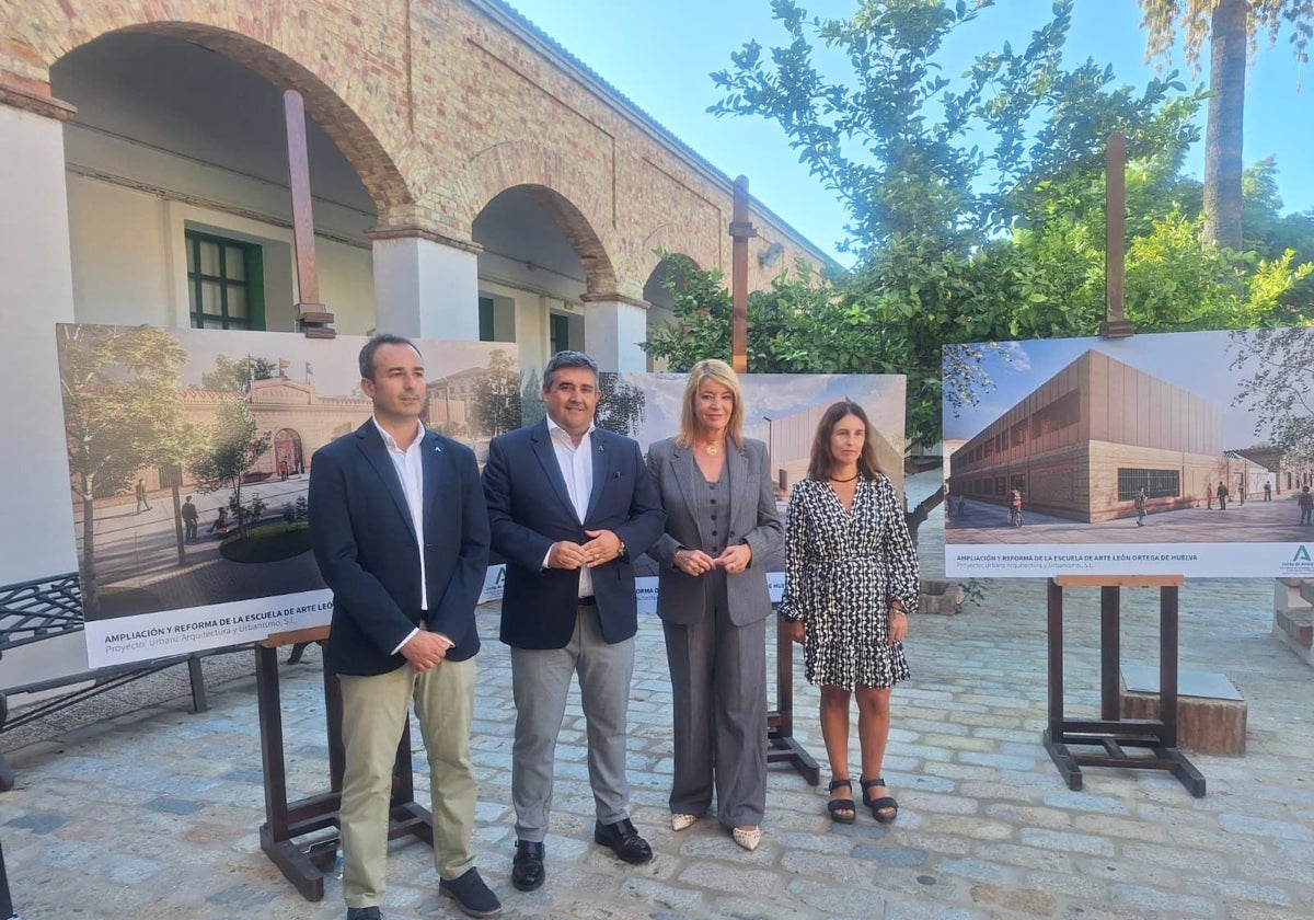 Presentación de las obras de rehabilitación y ampliación de la Escuela de Arte León Ortega