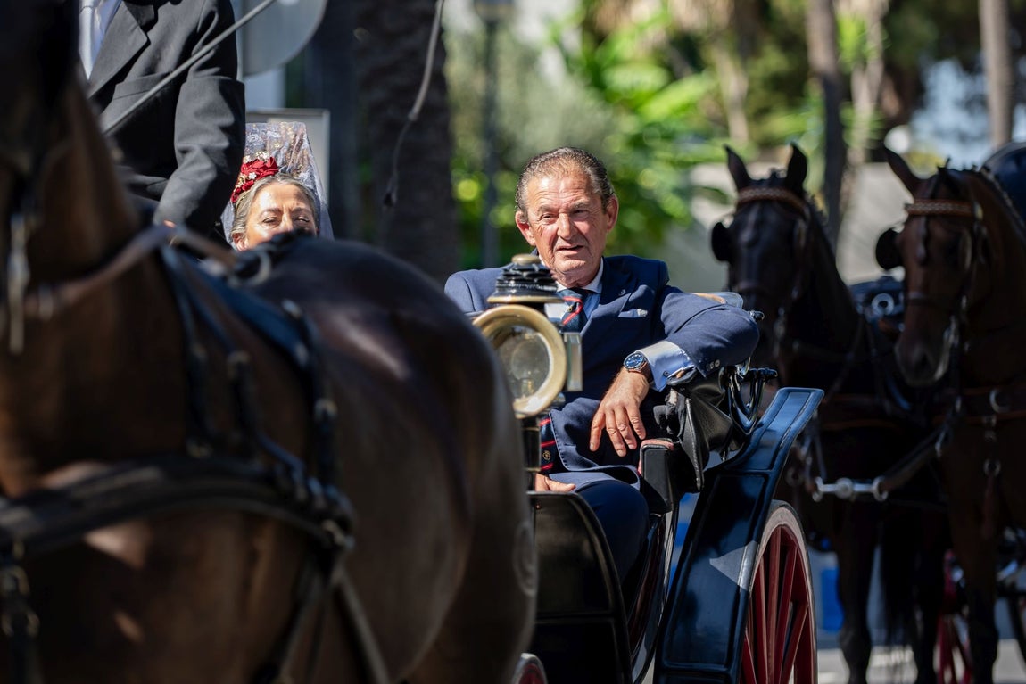 Las mejores imágenes del paseo de enganches de la Feria del Caballo de Huelva