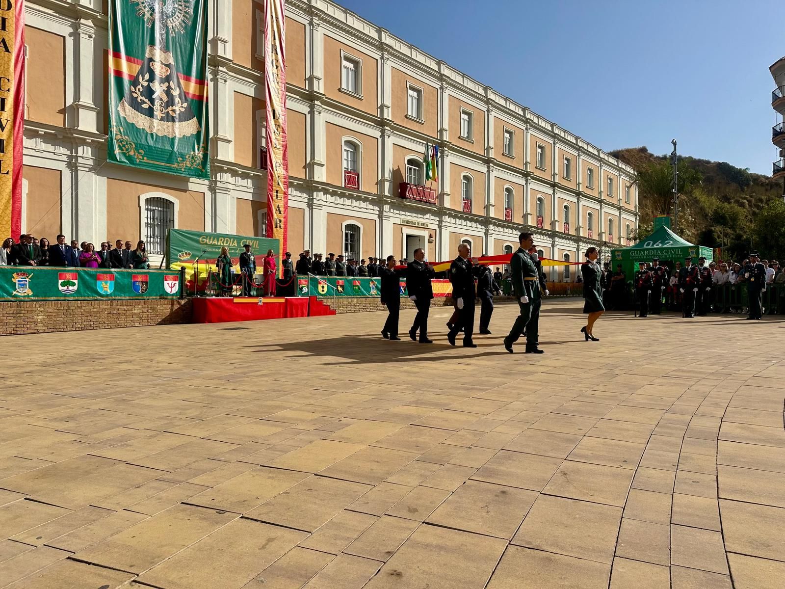 El acto de la Guardia Civil por el Día del Pilar en Huelva, en imágenes