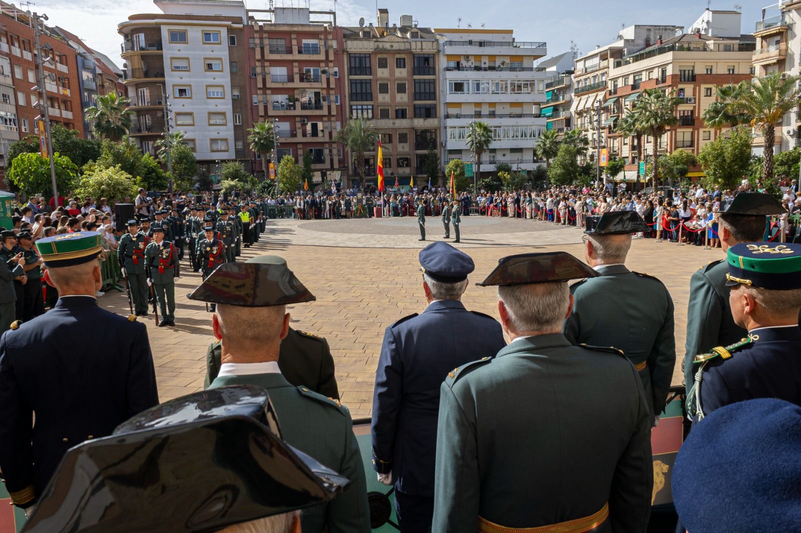 El acto de la Guardia Civil por el Día del Pilar en Huelva, en imágenes