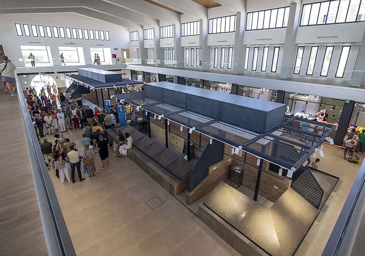 La primera planta del Mercado de San Sebastián, reservada a la futura zona gourmet