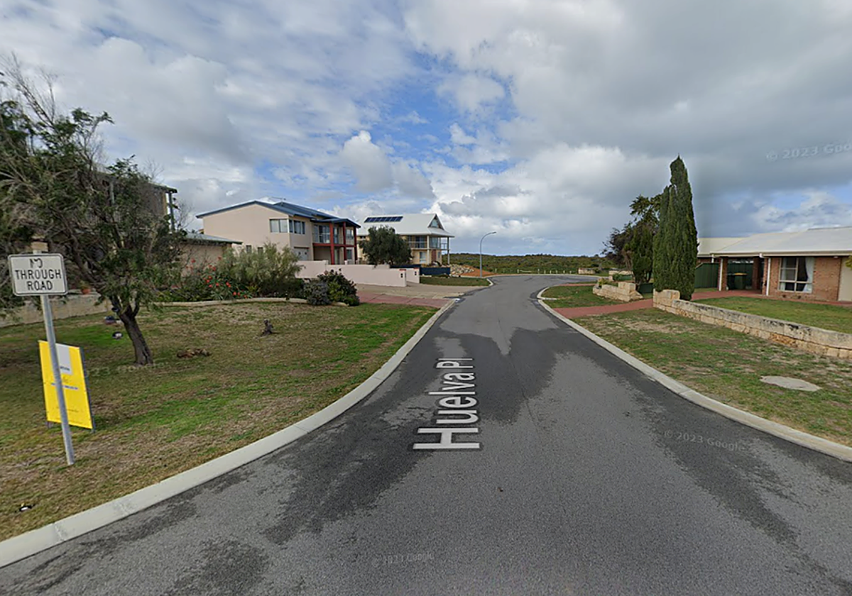 Calle dedicada a Huelva en un pequeño de Australia