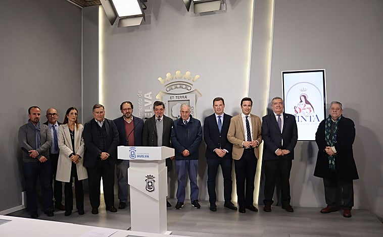 Imagen principal - Huelva conmemora 625 años de devoción a la Virgen de la Cinta con una gran programación