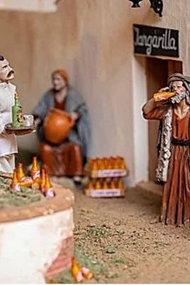 Escena del Belén del Ayuntamiento de Huelva en una edición anterior