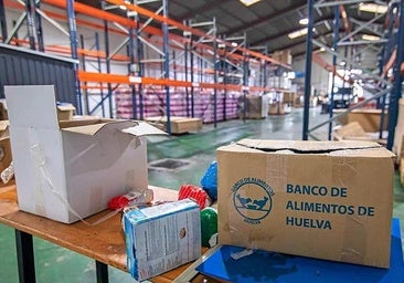Crisis en el Banco de Alimentos de Huelva: cae la recogida de productos un 20% en su gran campaña anual