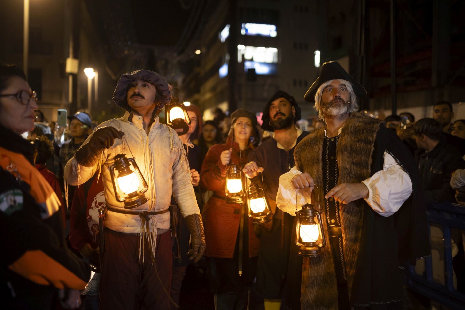 El encendido del alumbrado navideño de Huelva, en imágenes