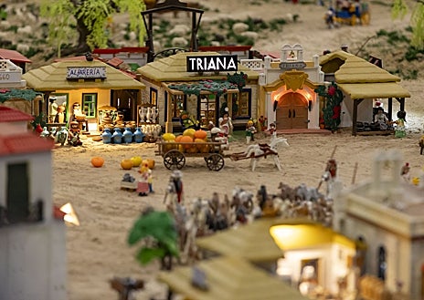 Imagen secundaria 1 - Así es el Belén rociero de Playmobil más grande del mundo que se puede visitar desde este miércoles en Huelva