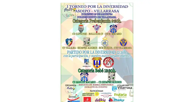 Villarrasa acoge el &#039;I Torneo por la Diversidad organizado por la asociación Asdipo Diversidad&#039;