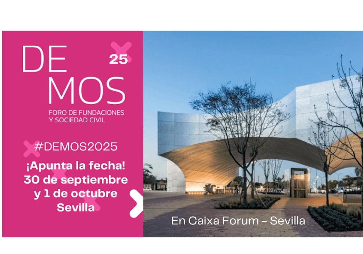 La décima edición del Foro Demos se celebrará en septiembre en Sevilla
