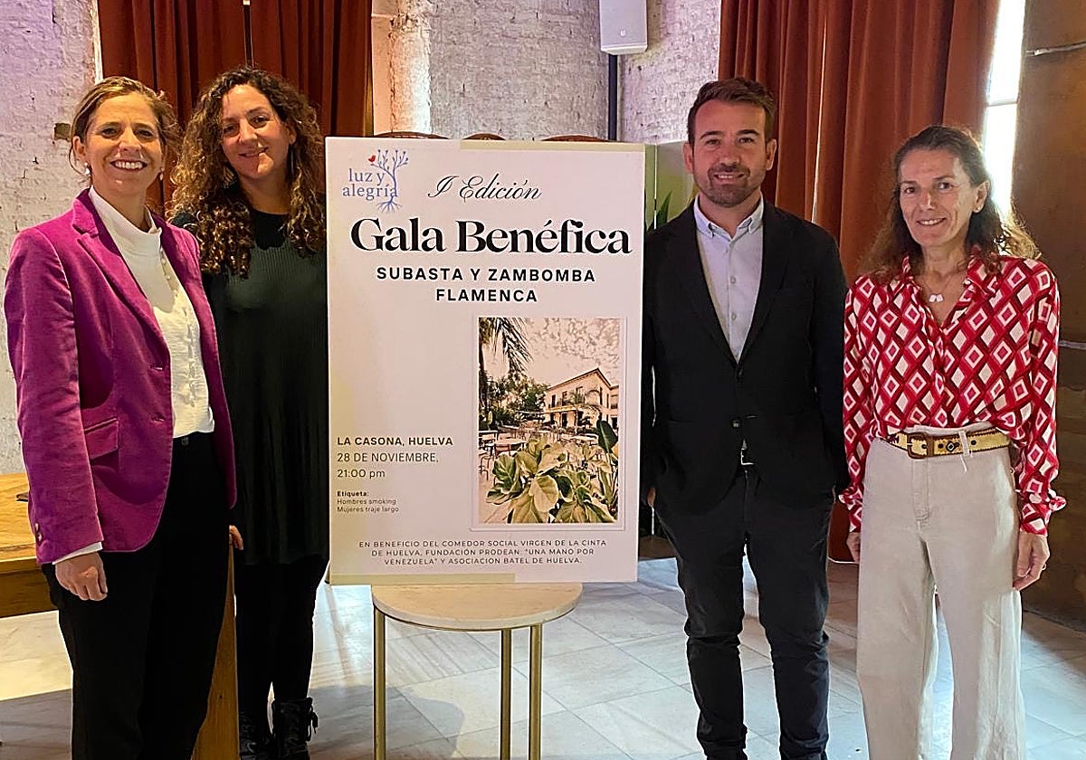 Presentación de la  I Cena de Gala con Subasta Benéfica y de su Rastrillo Benéfico Navideño
