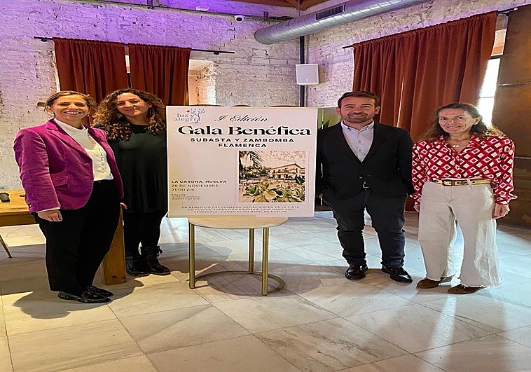 Presentación de la  I Cena de Gala con Subasta Benéfica y de su Rastrillo Benéfico Navideño