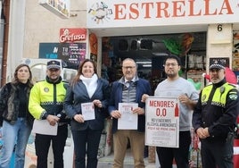 56 establecimientos de Huelva capital se adhieren a la campaña 'Menores 0'0' de venta de alcohol y vapeadores