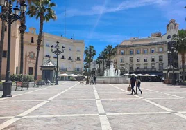 Plaza de las Monjas este mes de abril