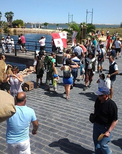 El Muelle de las Carabelas superó en julio su récord histórico de visitas