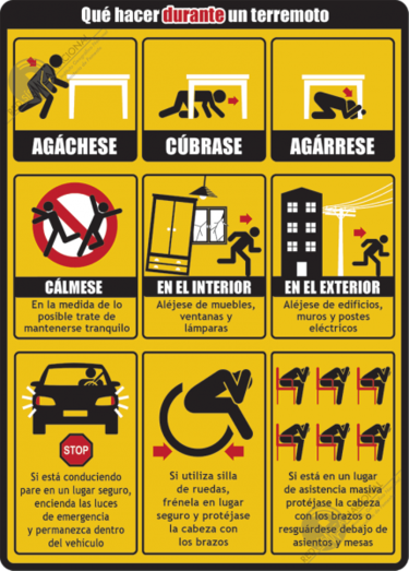 Ante los terremotos, calma y pautas sencillas