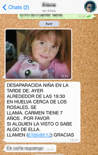 El runrún: Desapariciones 'made in Whatsapp'
