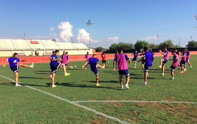 El Decano entrena en la ciudad deportiva del Mallorca