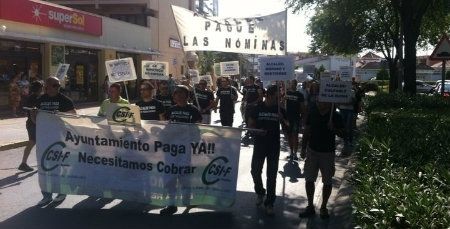 La plantilla del Ayuntamiento de Ayamonte retoma las movilizaciones