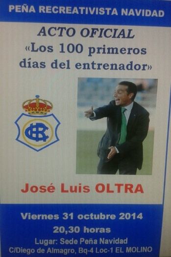Oltra analizará en la peña Navidad sus 100 primeros días en el banquillo albiazul